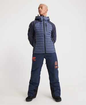 Superdry Mountain Snow Férfi Nadrág Sötétkék | SBDNM9458